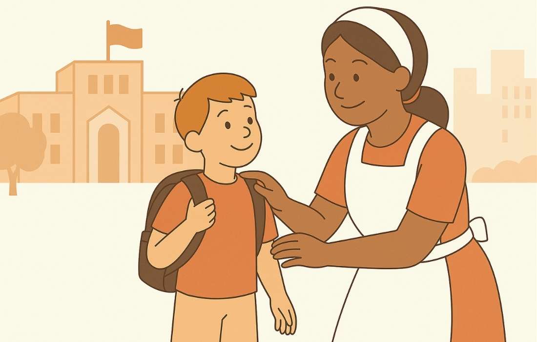 5 Ways a Nanny Can Help Your Child Transition Back to School in Dubai
